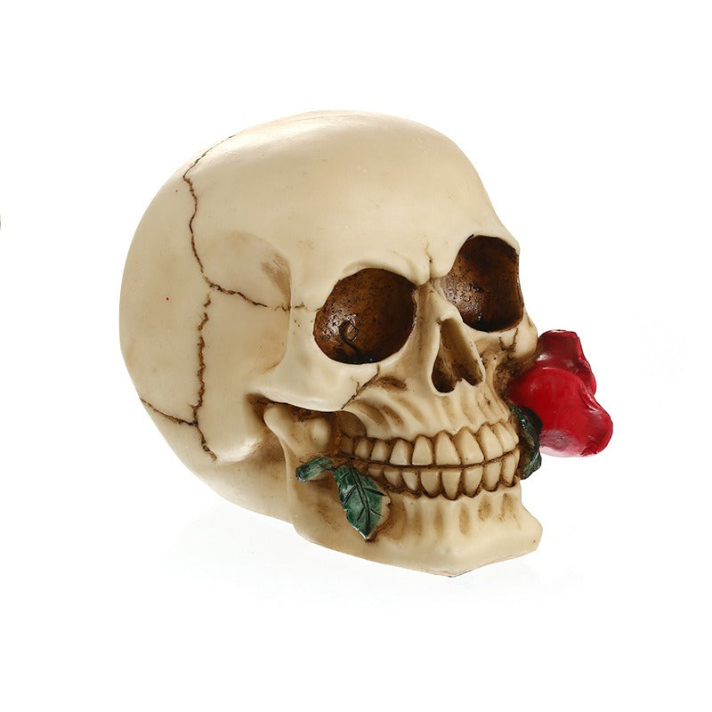 Courtship skull resin decoration