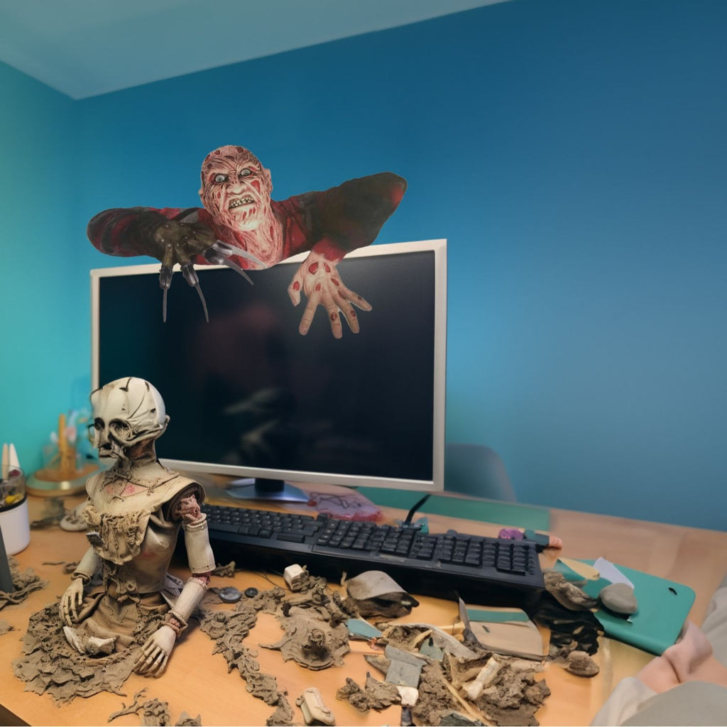 Ruby's Elm Street Nightmare Freddy Krueger Tomb Walker Decor Halloween Christina Horror Decoration Flat wall hanging