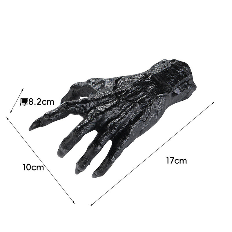 Devil's Claw Hook Haunted House Decoration Supplies Creative Decoration Pieces Halloween Decoration Ghost Hand Resin Crafts