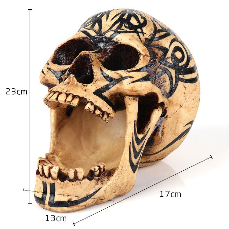 Resin Skeleton Bar Decoration Human Art Skull Decoration