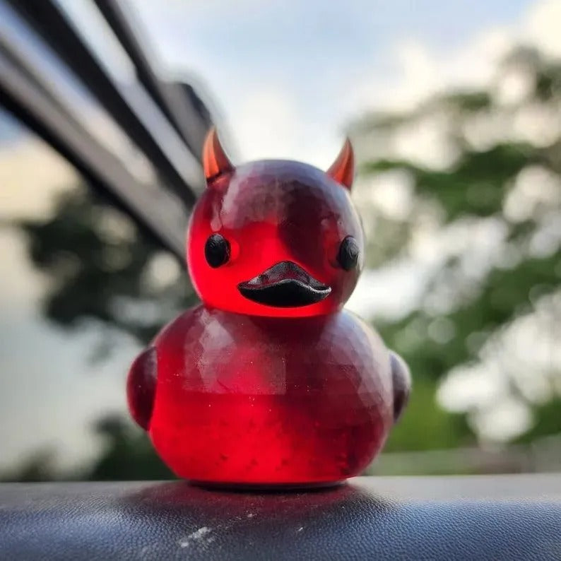Lil' Devil Ducky Little Devil Duck Car Ornaments Decoration Halloween