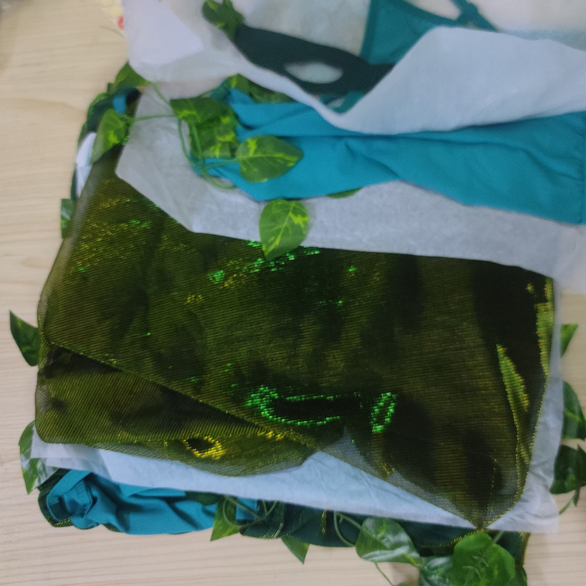 Halloween Wizard of Oz Leaf Green Tree Spirit Forest Theme Party Elf Fairy Devil Poison Vine Costume
