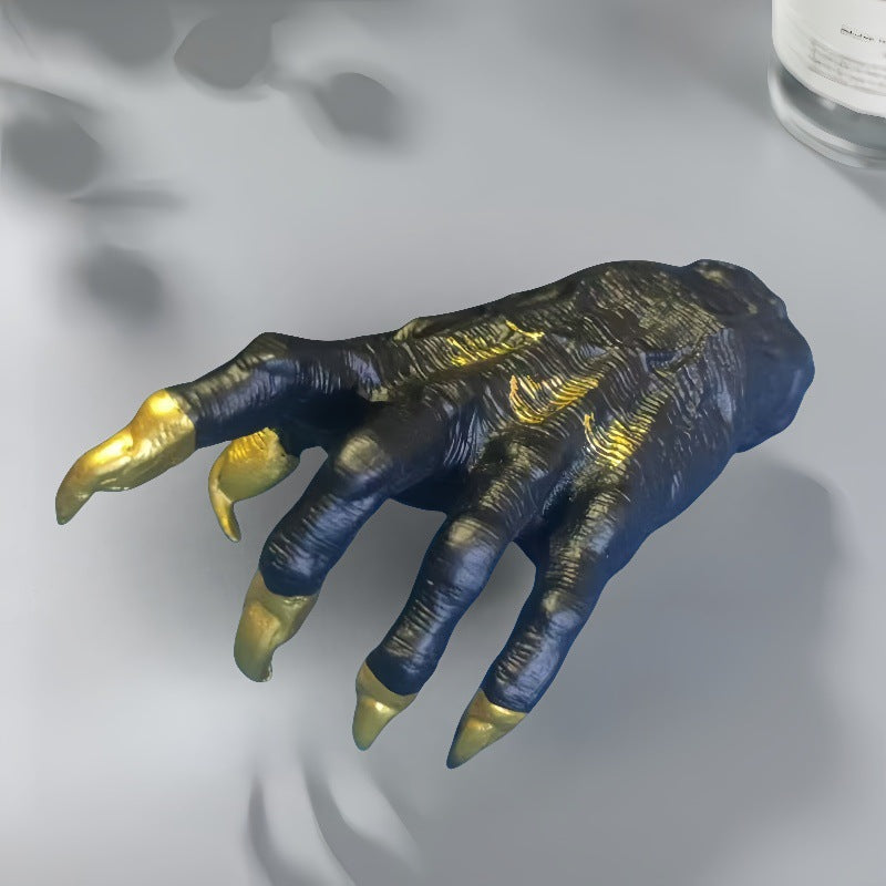 Devil's Claw Hook Haunted House Decoration Supplies Creative Decoration Pieces Halloween Decoration Ghost Hand Resin Crafts