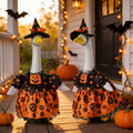 Halloween Porch Goose Costume Large White Goose Festival Yard Decoration Hat and Clothing