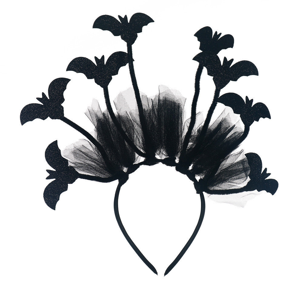 Halloween Headwear Exaggerated Hair Accessory Twisted Design Halloween Spider Headband Pumpkin Hair Band Ghost Festival Headband