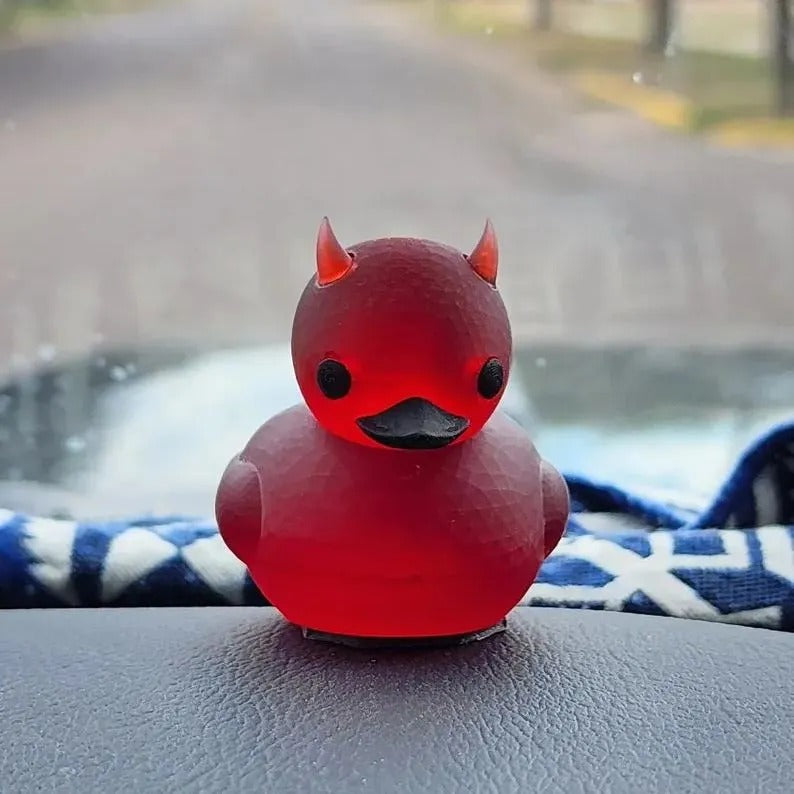 Lil' Devil Ducky Little Devil Duck Car Ornaments Decoration Halloween