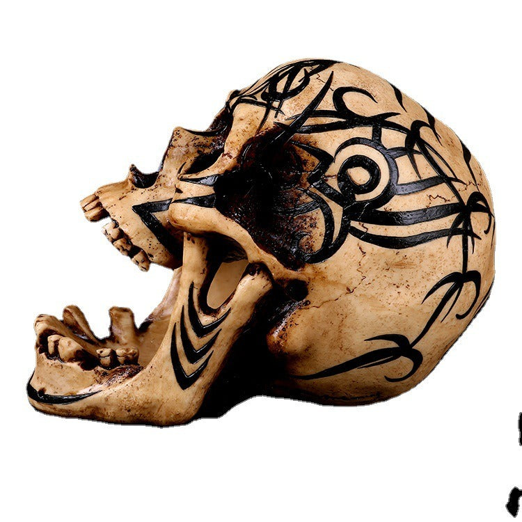 Resin Skeleton Bar Decoration Human Art Skull Decoration