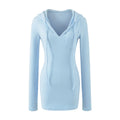 Women's Hooded Sweatshirt Warm De-wool Slim Fit Casual Top