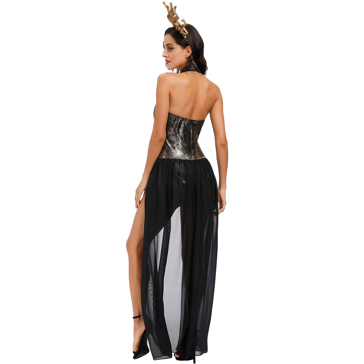 Goddess of Ancient Greece COS Medusa Gorgon Party Evil Witch Costume Halloween