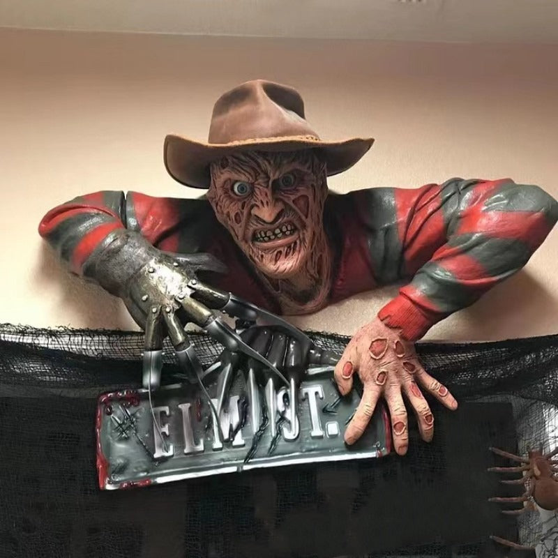 Ruby's Elm Street Nightmare Freddy Krueger Tomb Walker Decor Halloween Christina Horror Decoration Flat wall hanging