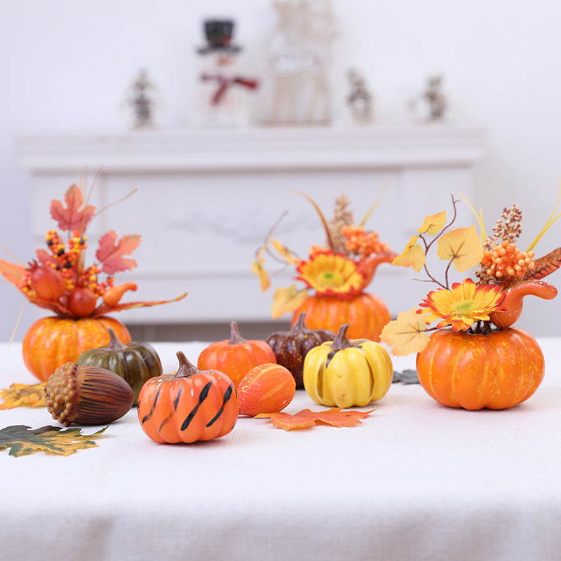 Halloween Desktop Decoration Foam Pumpkin Scene Prop Creative Pumpkin Decor